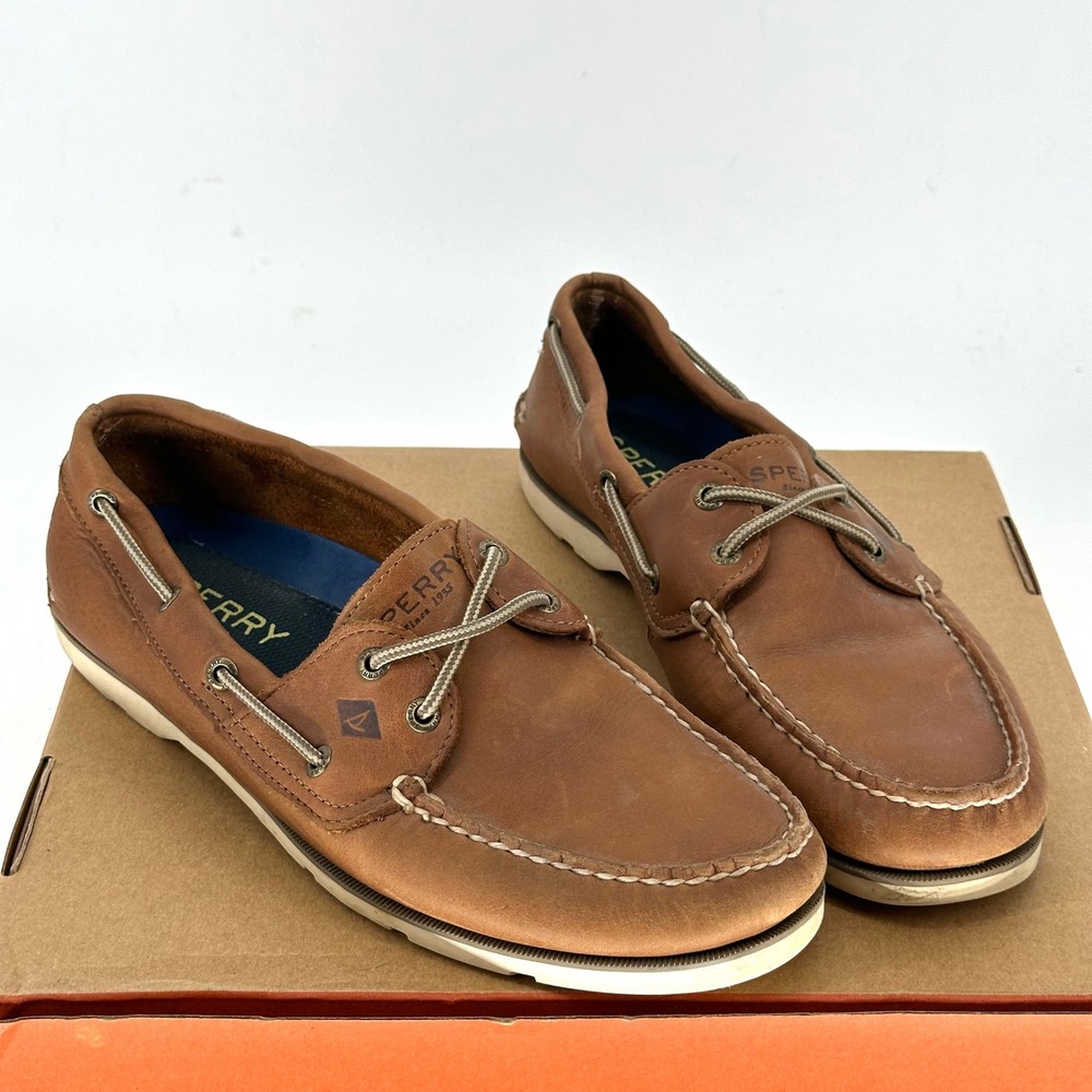 Sperry Top-Sider Leeward 2 Eye Cascade Boat Casual Shoe Loafer Men's 10 M